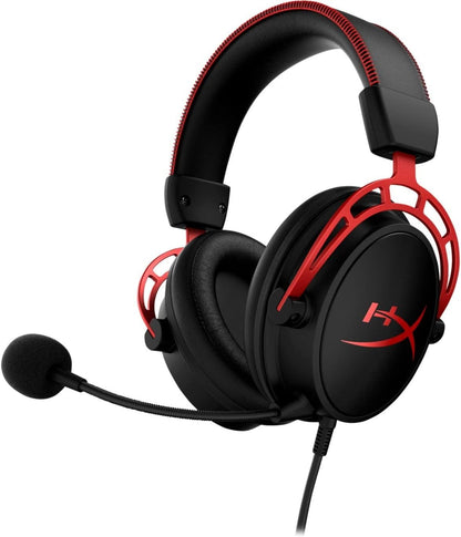 HyperX ™ Cloud Alpha PRO Gaming Headset Headphones with Noise Cancelling Microphone Over-Ear Soft Leatherette