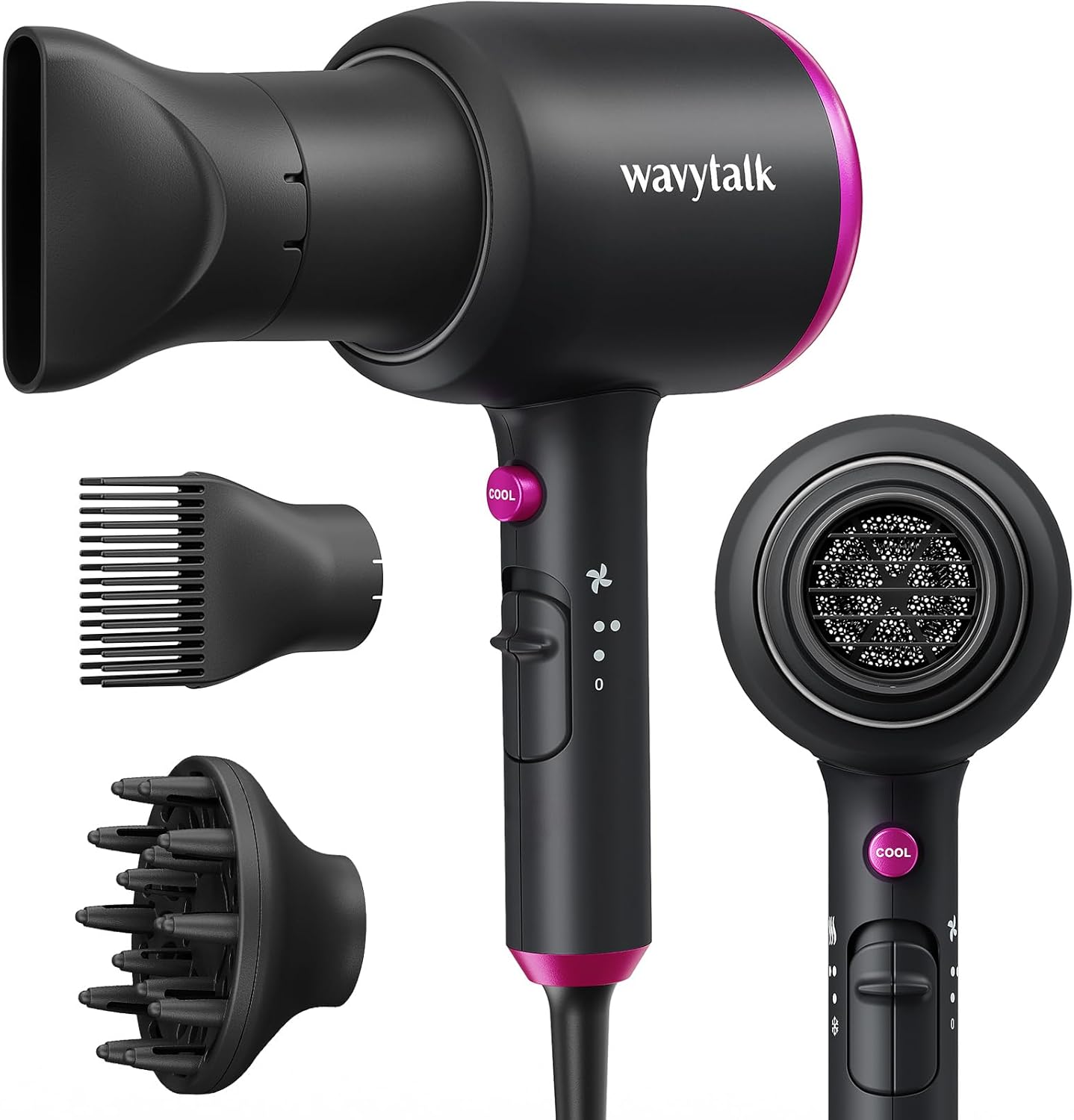 Professional Hair Dryer with Diffuser, 1875W