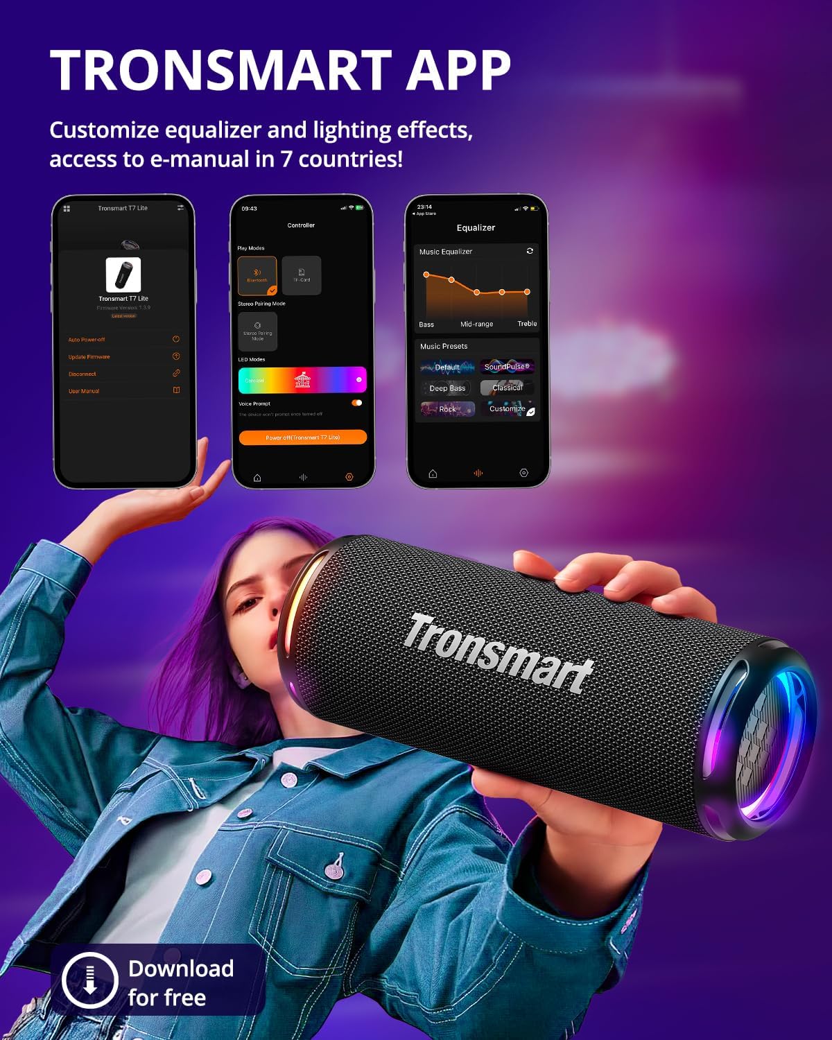 Tronsmart T7 Lite 24W Portable Bluetooth Speaker