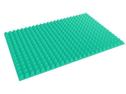 3 Inch Acoustic Foam Pyramid Style Panels - 13 Color Options