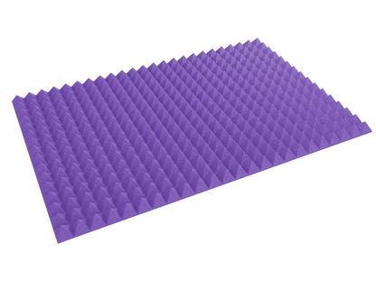 3 Inch Acoustic Foam Pyramid Style Panels - 13 Color Options