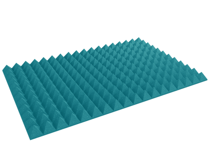 4 Inch Acoustic Foam Pyramid Style Panels - 13 Color Options