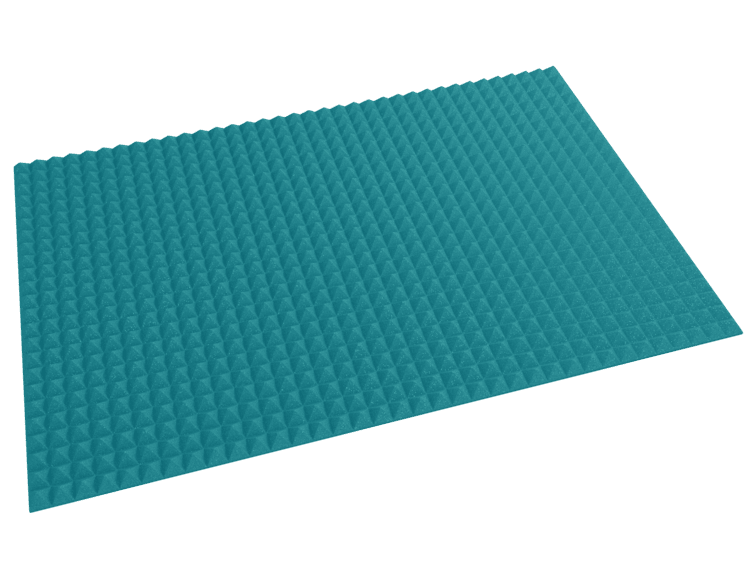 2 Inch Acoustic Foam Pyramid Style Panels - 13 Color Options