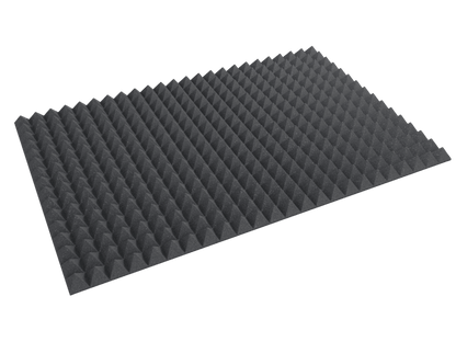 3 Inch Acoustic Foam Pyramid Style Panels - 13 Color Options