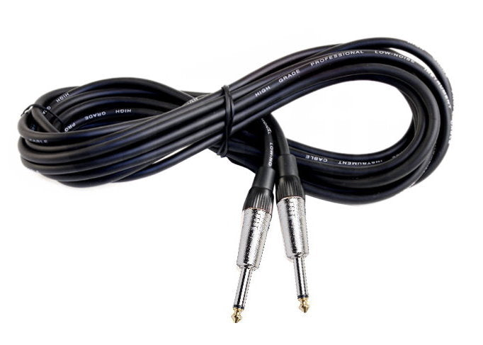 Guitar Cables (8 Pack) Instrument Cord by FAT TOAD - 24GA Patch Conductor for Electric or Acoustic