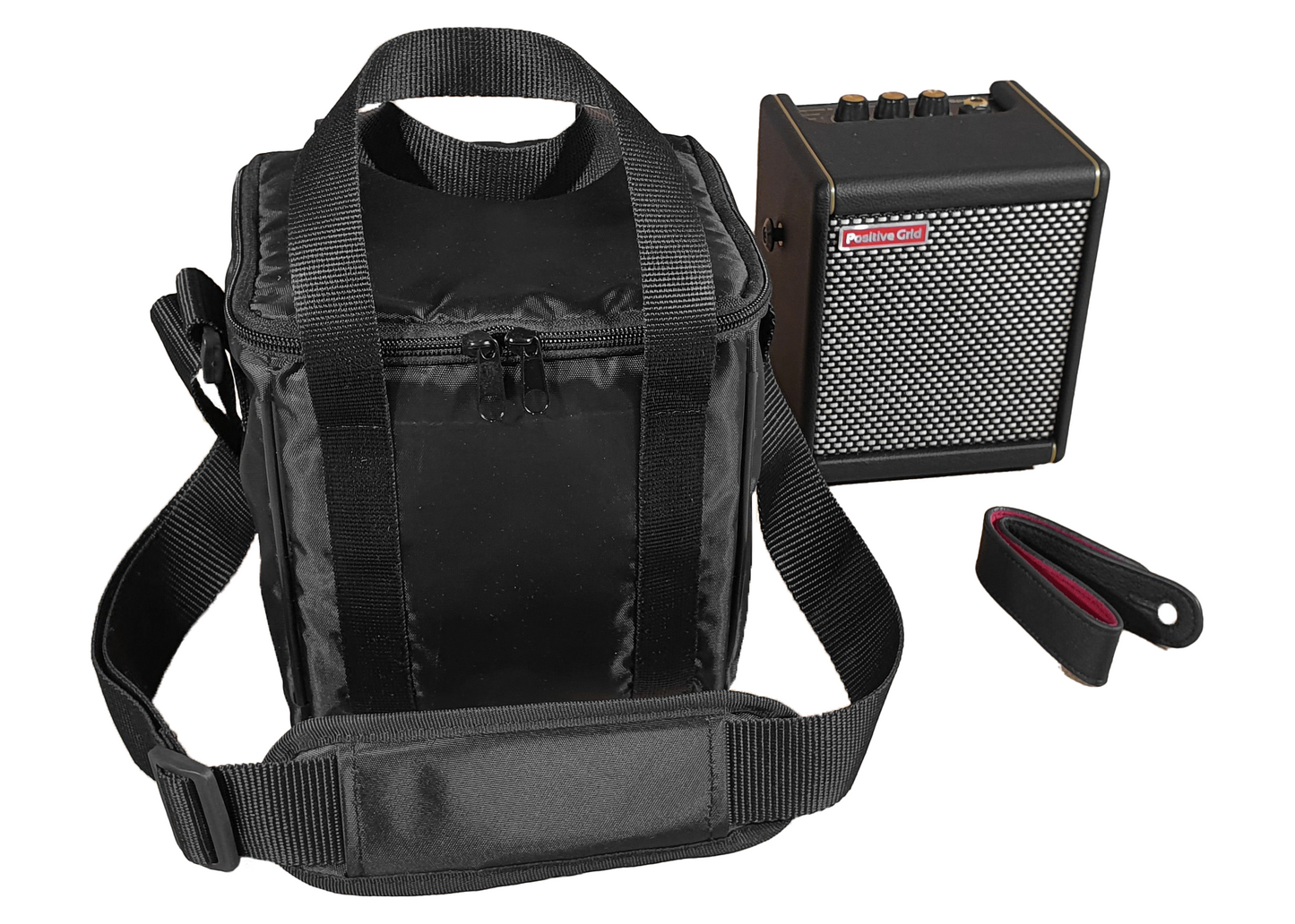 Custom padded carrying Gig Bag / travel soft-case for Positive Grid Spark Mini Smart Practice Amp