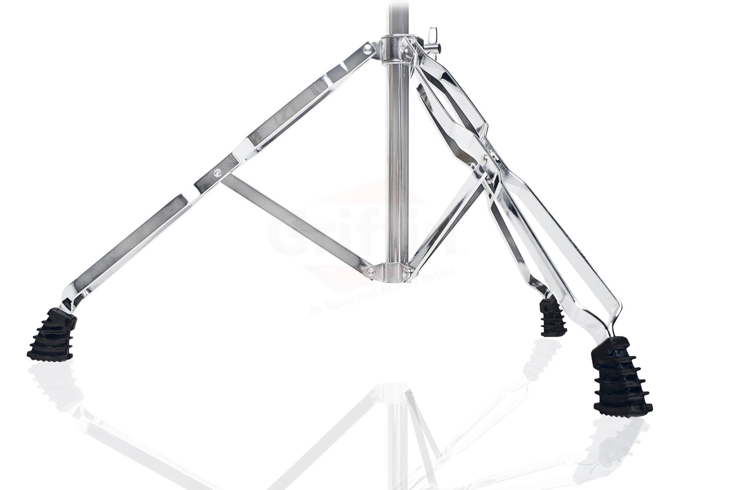 Straight Cymbal Stand by GRIFFIN - Deluxe Percussion Drum Hardware Set for Mounting Cymbals