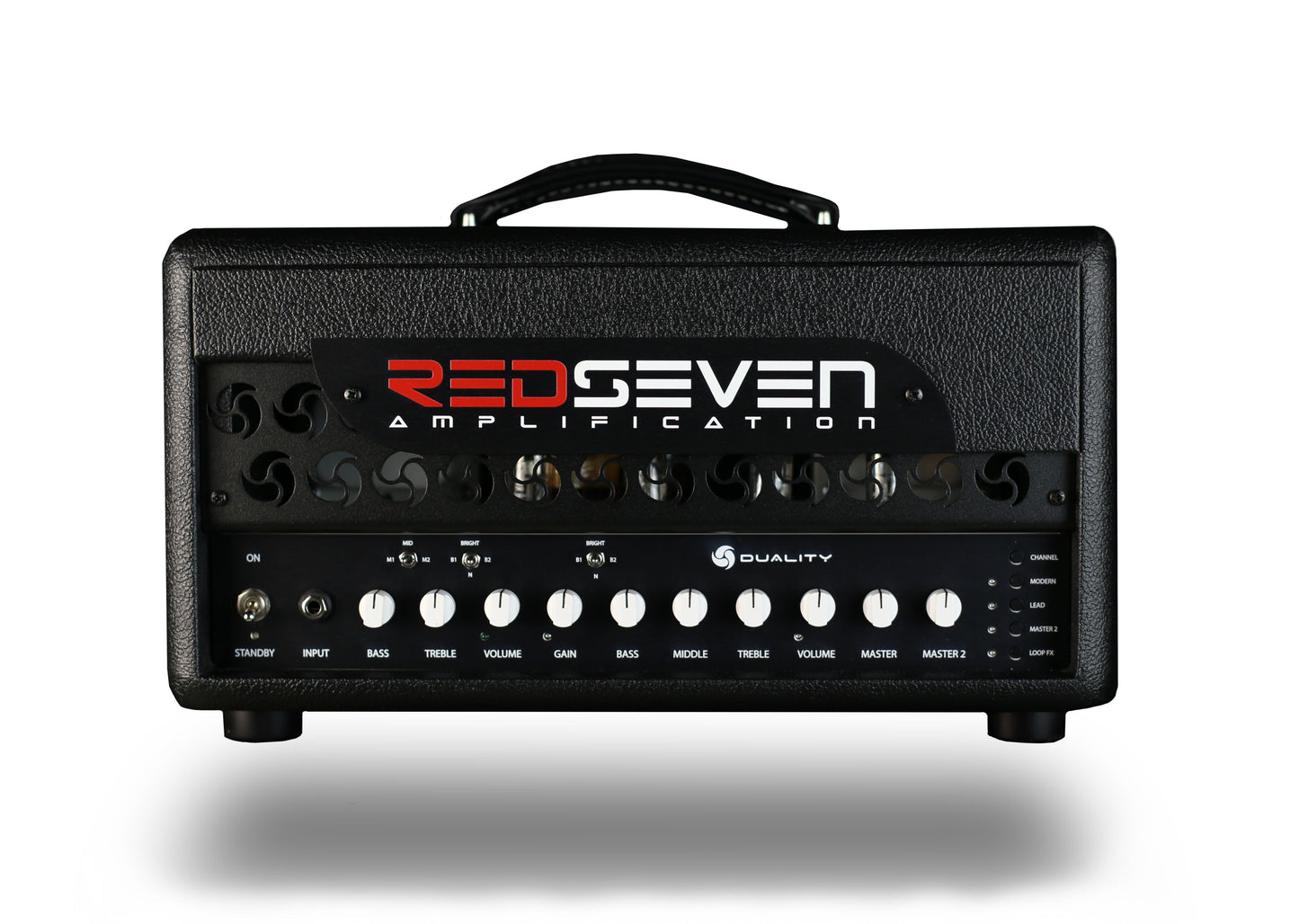 Custom padded cover for RedSeven Amplification Duality 50 Head Amp