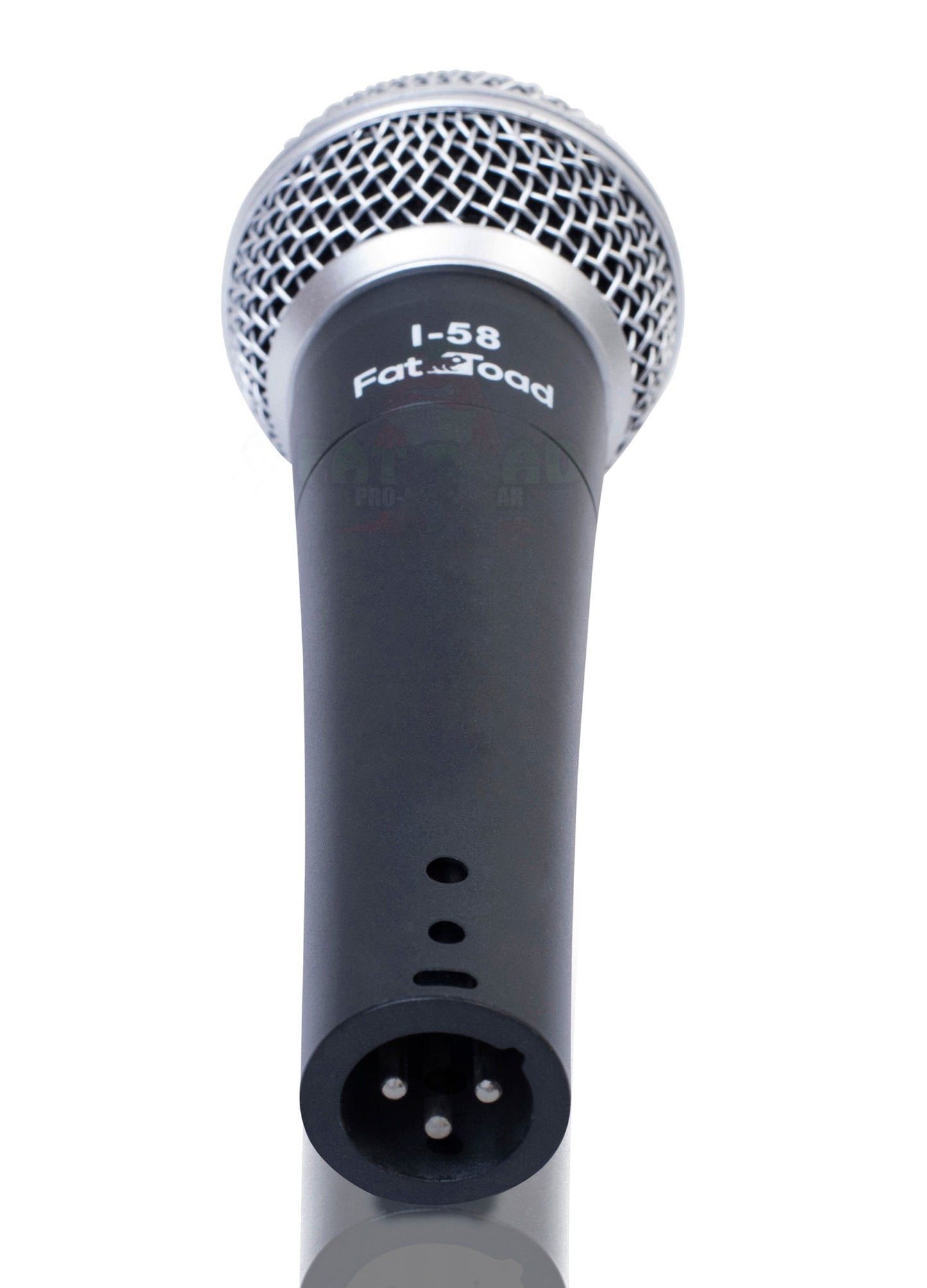 Cardioid Vocal Microphones with XLR Mic Cables & Clips (6 Pack) by FAT TOAD - Dynamic Handheld, Unidirectional for Studio Recording, Live Stage