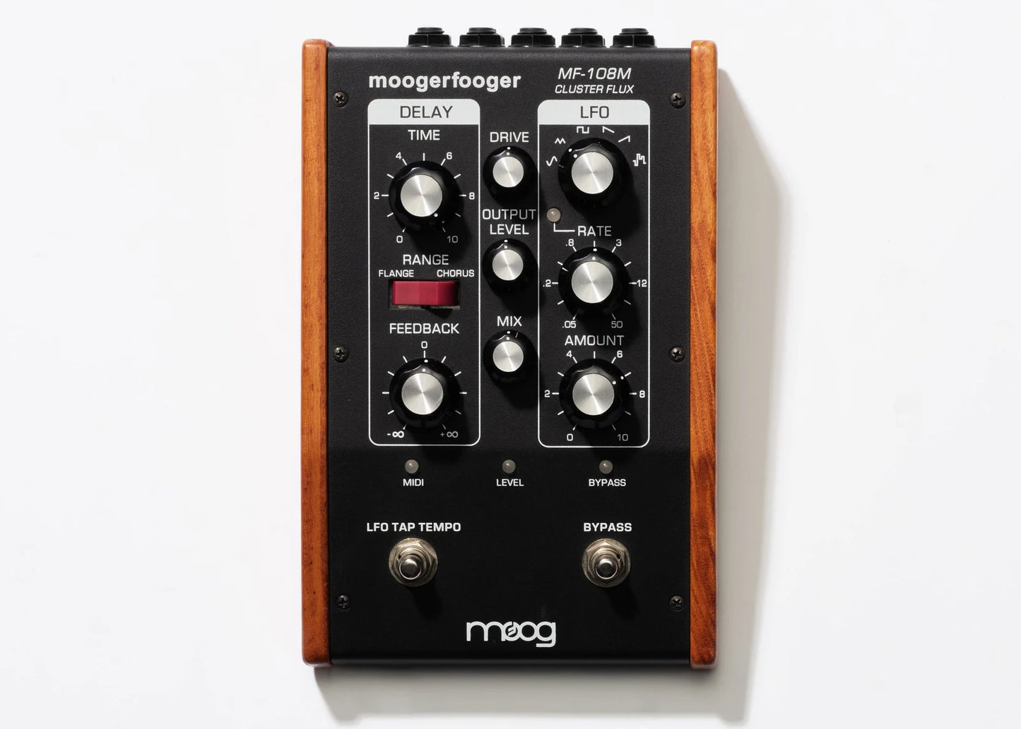 Custom padded cover for Moog MF-108M Moogerfooger Cluster Flux Effect Pedal