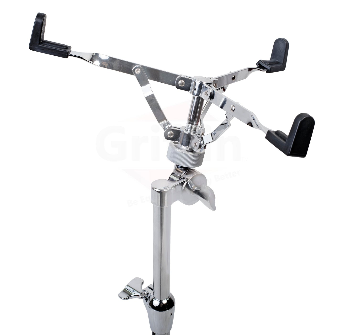 GRIFFIN Deluxe Snare Drum Stand - Percussion Hardware Kit with Key - Double Braced Medium Weight