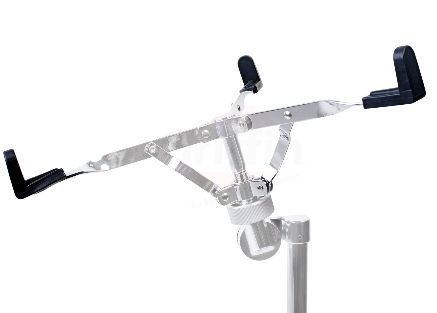 GRIFFIN Deluxe Snare Drum Stand - Percussion Hardware Kit with Key - Double Braced Medium Weight