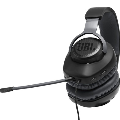 JBL Quantum - Wired Over-Ear Gaming Headphones with Microphone - Black, Large