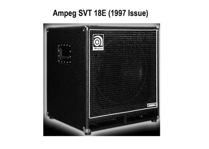 Custom padded cover for Ampeg SVT-18E (1997 Issue) Bass Cabinet SVT 18E