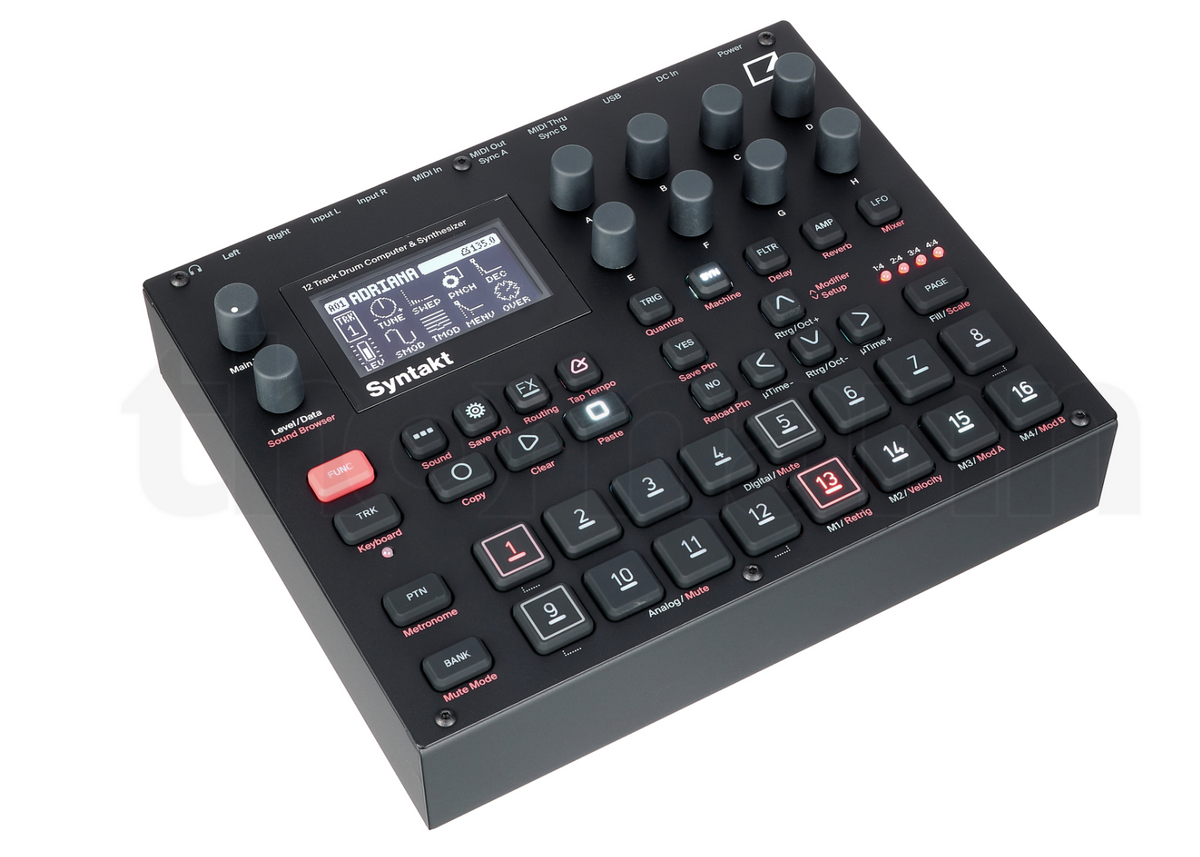 Custom padded cover for Elektron Syntakt
