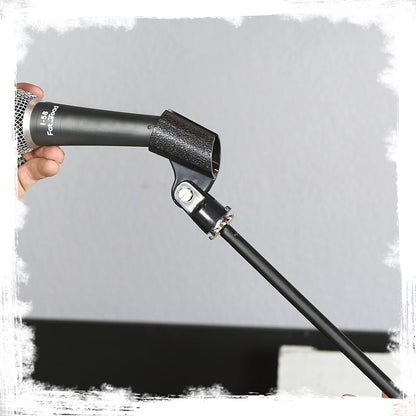 Microphone Boom Stand with Mic Clip Adapter (Pack of 6) by GRIFFIN - Adjustable Holder Mount For Studio Recording Accessories, Singing Vocal Karaoke