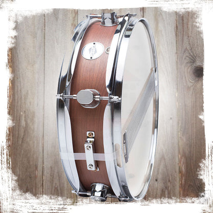 Piccolo Snare Drum 13" x 3.5" by GRIFFIN - 100% Poplar Wood Shell with Black Hickory Finish & Coated Drum Head - Drummers Acoustic Marching Kit
