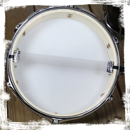 Piccolo Snare Drum 13" x 3.5" by GRIFFIN - 100% Poplar Shell with Oak Wood Finish & Coated Drum Head