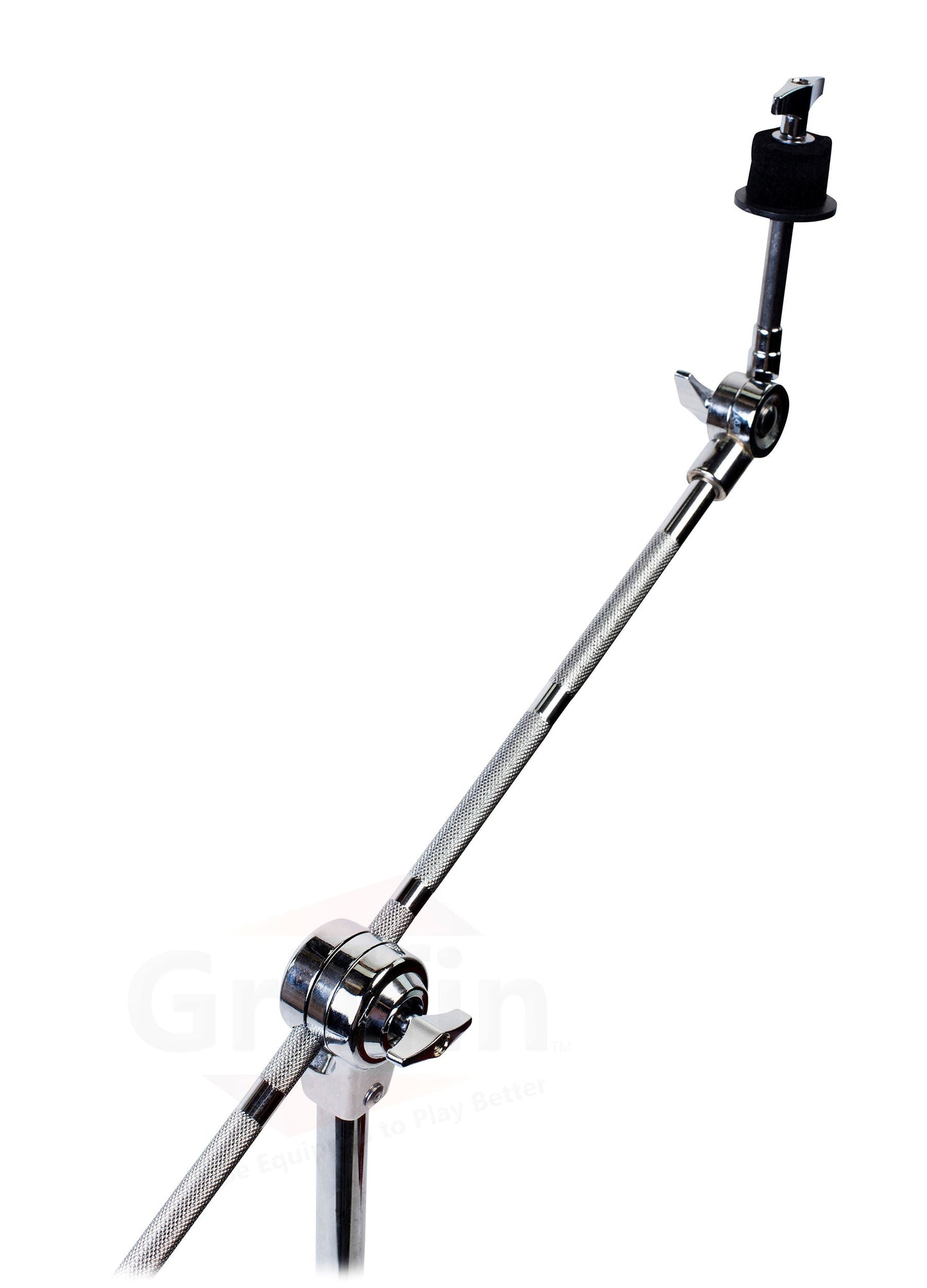 GRIFFIN Cymbal Boom Stand - Double Braced Drum Percussion Gear Hardware Set - Adjustable Height