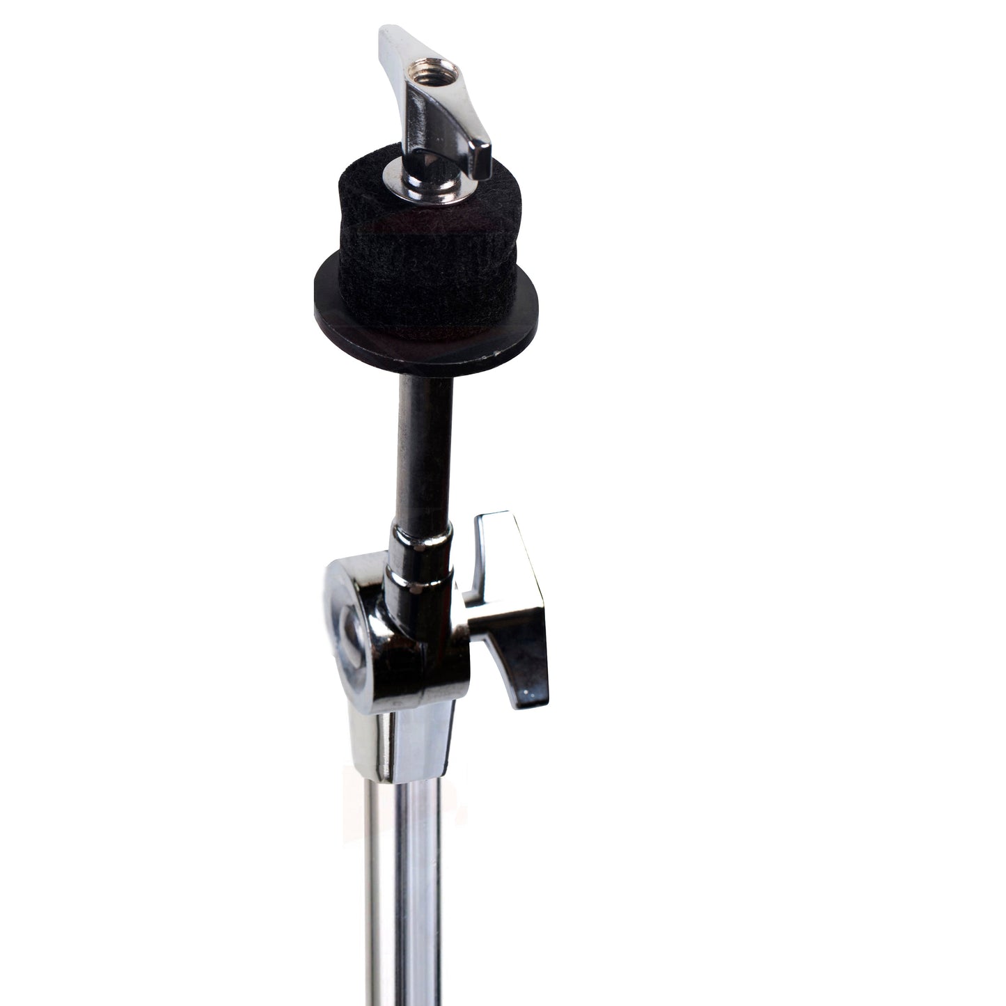 Straight Cymbal Stand by GRIFFIN - Deluxe Percussion Drum Hardware Set for Mounting Medium-Duty Crash, Ride & Splash Cymbals - Double Braced Legs