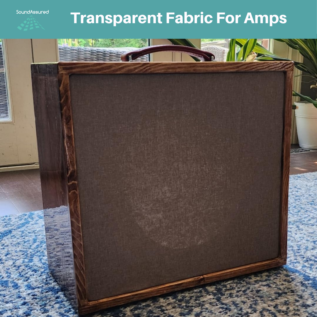 Acoustic Fabric - Ideal for DIY Panels - 100% Acoustically Transparent - Dual Layer