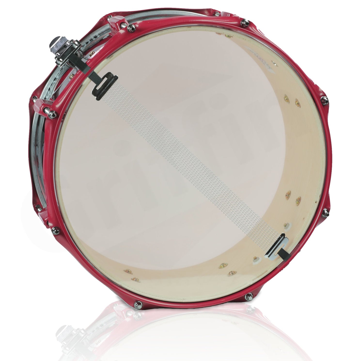 GRIFFIN Snare Drum Birch Wood Shell 14 X 6.5 Inch - Oversize 2.5" Large Vents & Custom Graphic Wrap