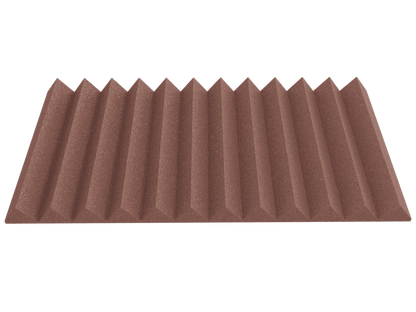 4 Inch Acoustic Foam Wedge Style Panels - 13 Color Options