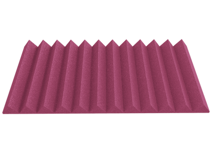 4 Inch Acoustic Foam Wedge Style Panels - 13 Color Options
