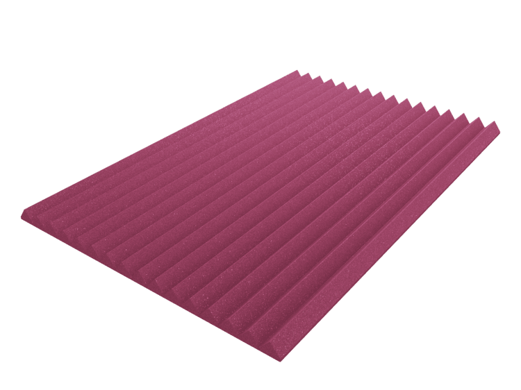 3 Inch Acoustic Foam Wedge Style Panels - 13 Color Options
