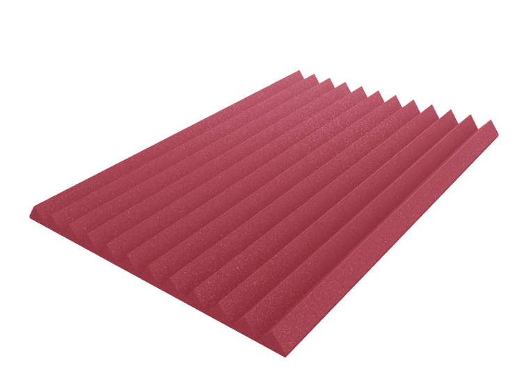 4 Inch Acoustic Foam Wedge Style Panels - 13 Color Options