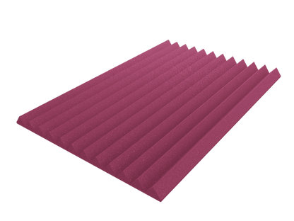 4 Inch Acoustic Foam Wedge Style Panels - 13 Color Options