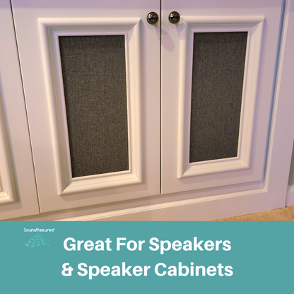 Fire Retardant Acoustic Fabric - SoundAssured Dual Layer Acoustical Fabric (100% Acoustic Transparency)