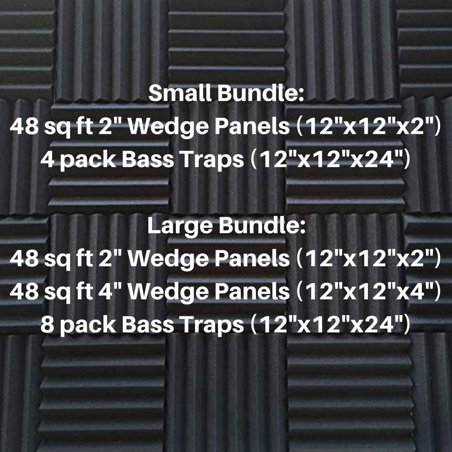 Recording Studio Acoustic Treatment Bundles
