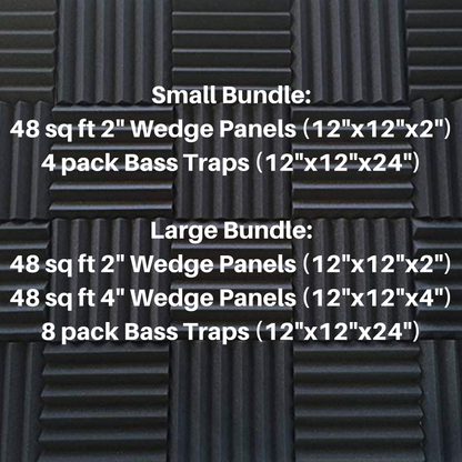 Recording Studio Acoustic Treatment Bundles
