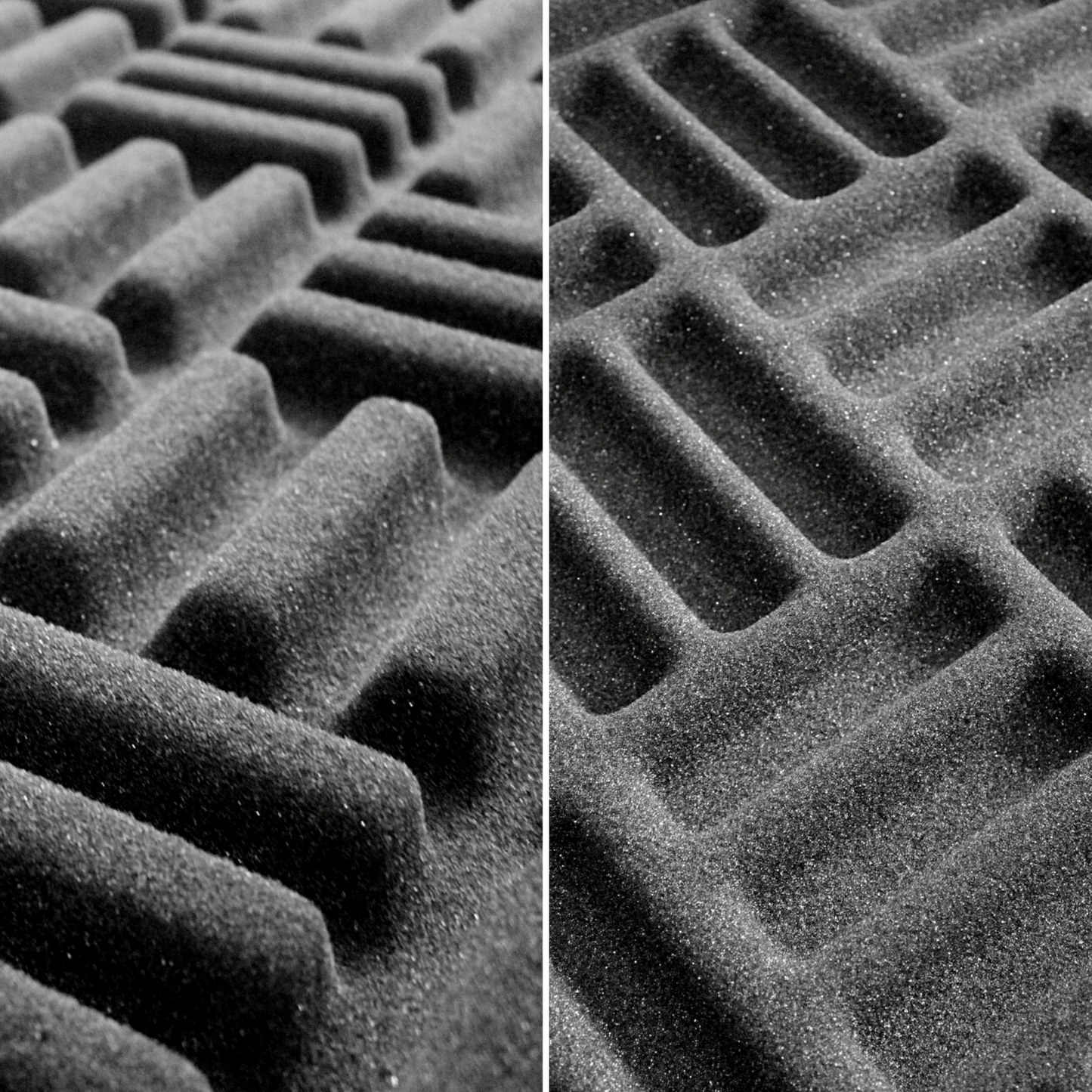 Grid Style Acoustic Foam Panels - Acoustic Foam Room Kits