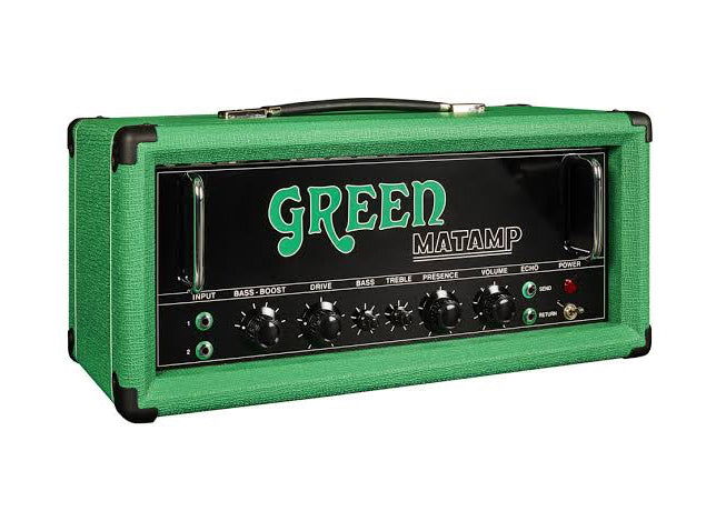 Custom padded cover for Green Matamp GT120MV Head Amp