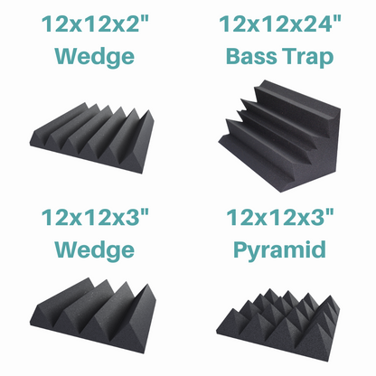 Home Theater Acoustic Foam Bundles by EXOcontralto