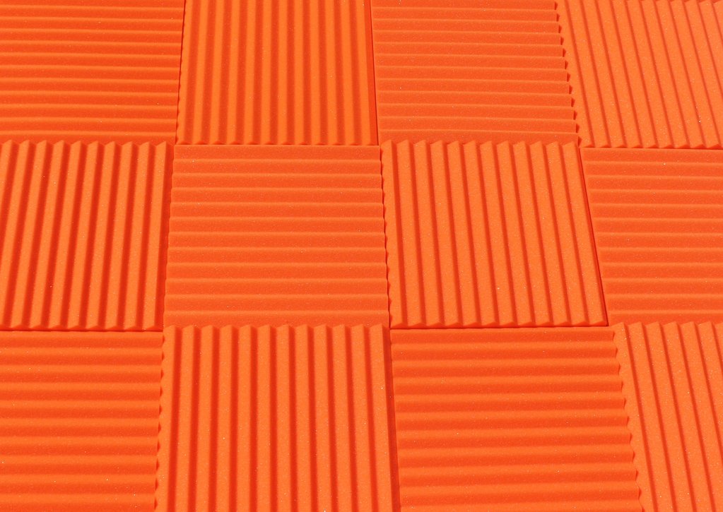 1 Inch Acoustic Foam Wedge Style Panels - 13 Color Options