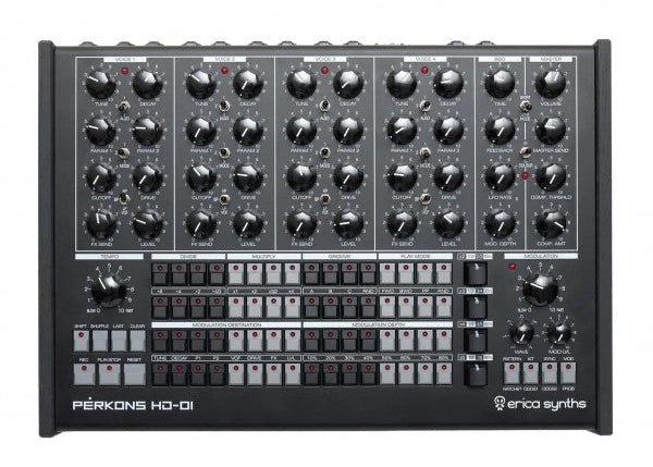 Custom padded cover for Erica Synths Perkons HD-01