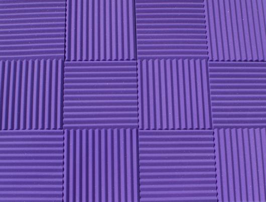 1 Inch Acoustic Foam Wedge Style Panels - 13 Color Options