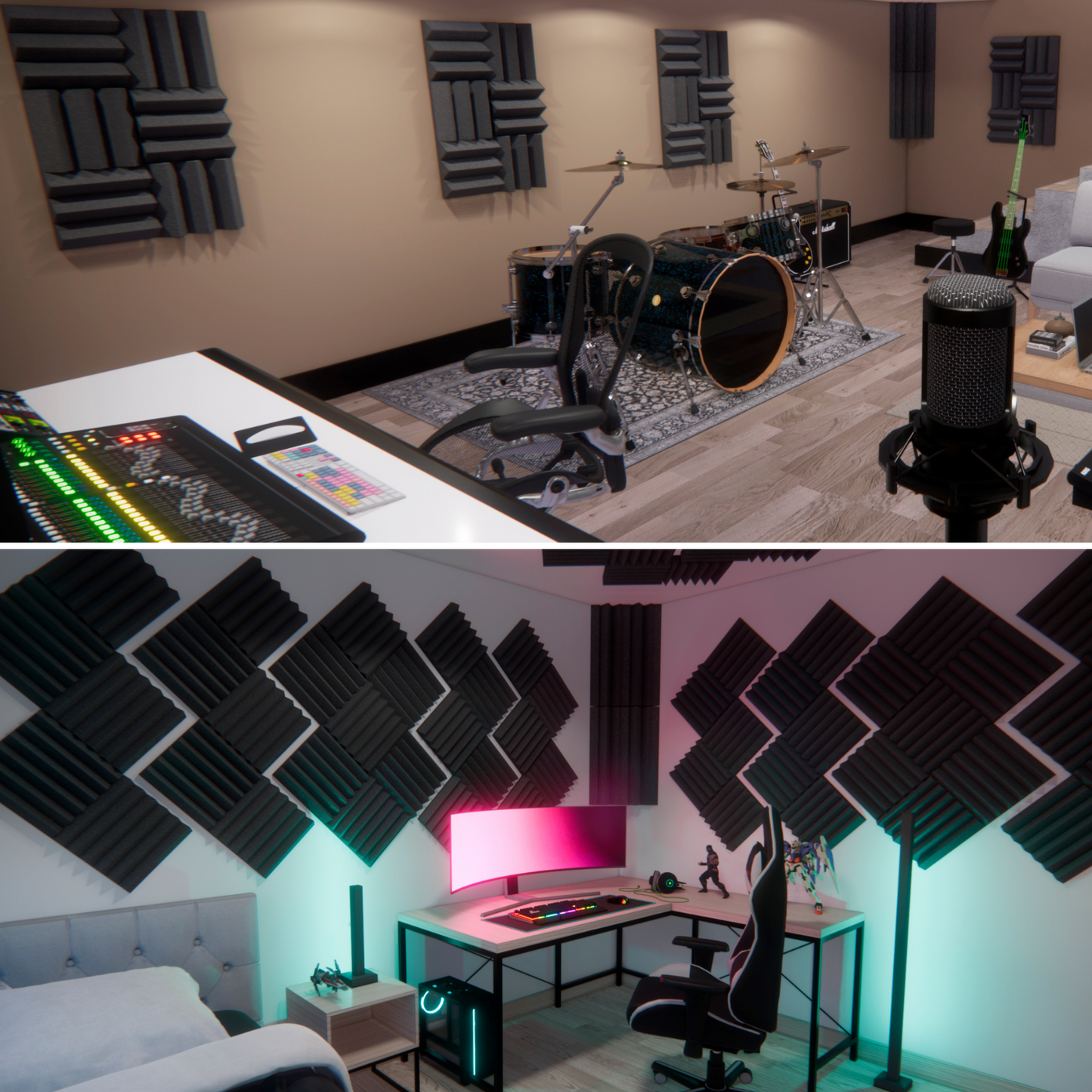 Recording Studio Acoustic Treatment Bundles