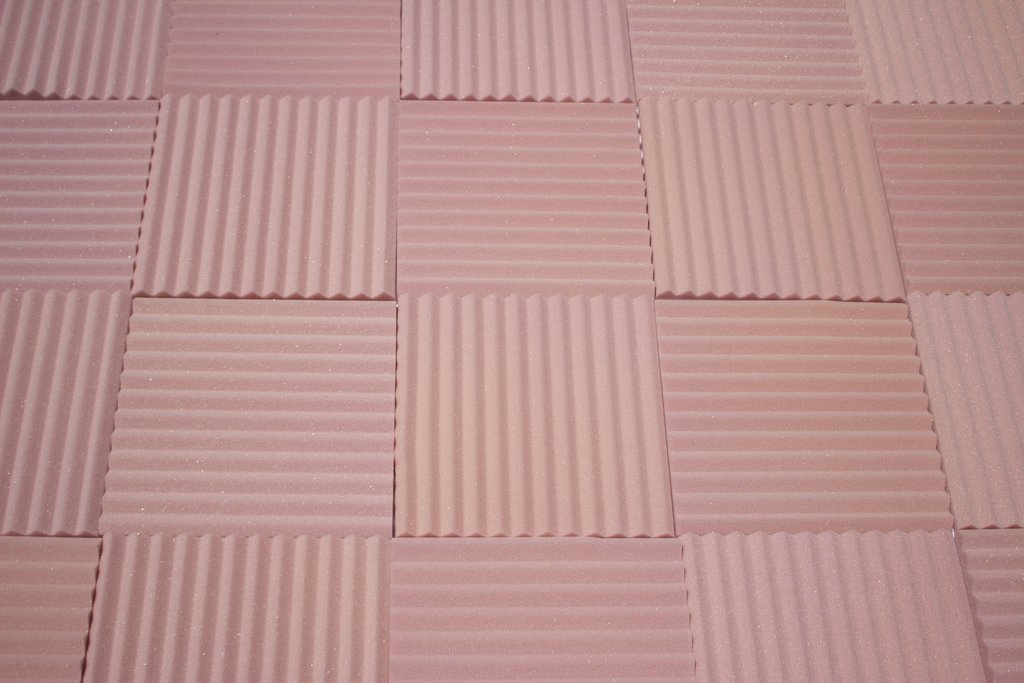 1 Inch Acoustic Foam Wedge Style Panels - 13 Color Options