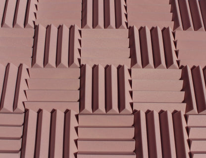 3 Inch Acoustic Foam Wedge Style Panels - 13 Color Options