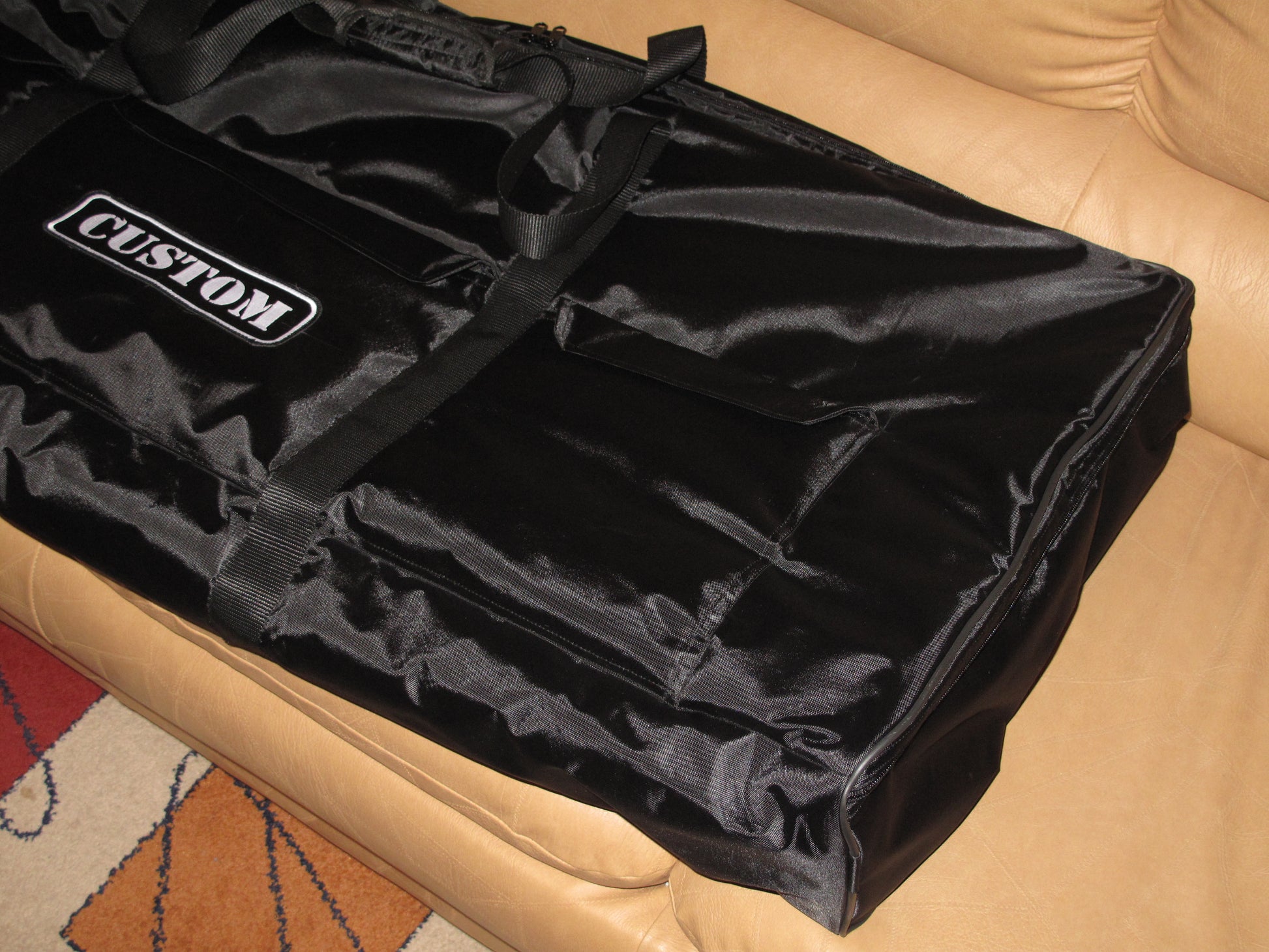 ROLAND A-49 49 Key Custom Padded Keyboard and Synth Travel Bag Soft Case Inside Velvet Interior Heavy Duty Nylon Protection Slip Cover