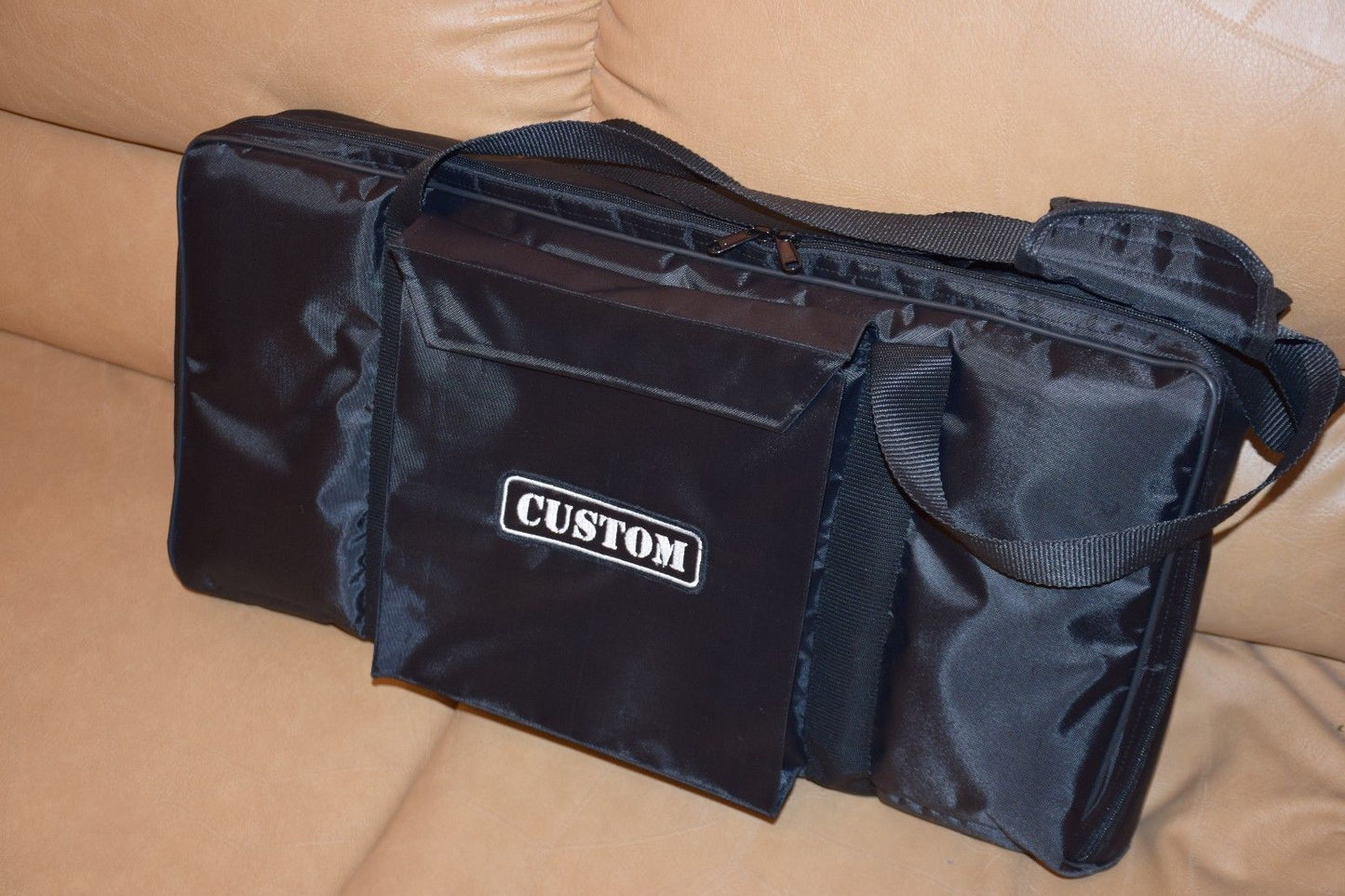 Korg Triton Taktile 49 Key Custom Padded Keyboard and Synth Travel Bag Soft Case Inside Velvet Interior Heavy Duty Nylon Protection Slip Cover