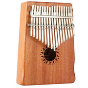 17 Key KALIMBA Thumb Piano Finger Piano, Mbira Solid Mahogany Body