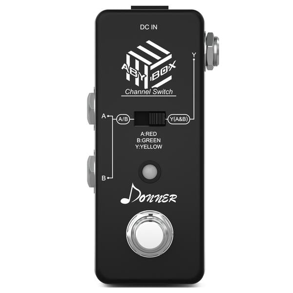 donner aby pedal ABY BOX Pedal / ABY Line Selector Mini Guitar Pedal – Custom Amp Covers