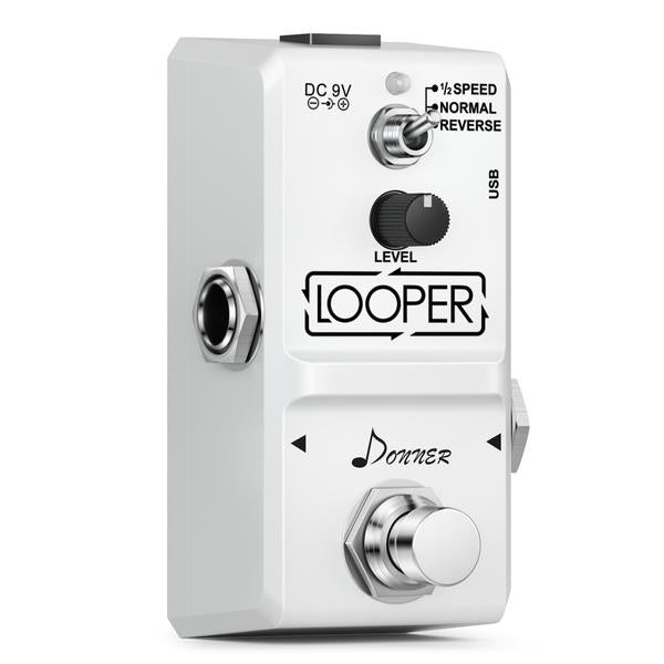 Donner Tiny Looper Guitar Effect Pedal 10 minutes of Looping 3 Modes