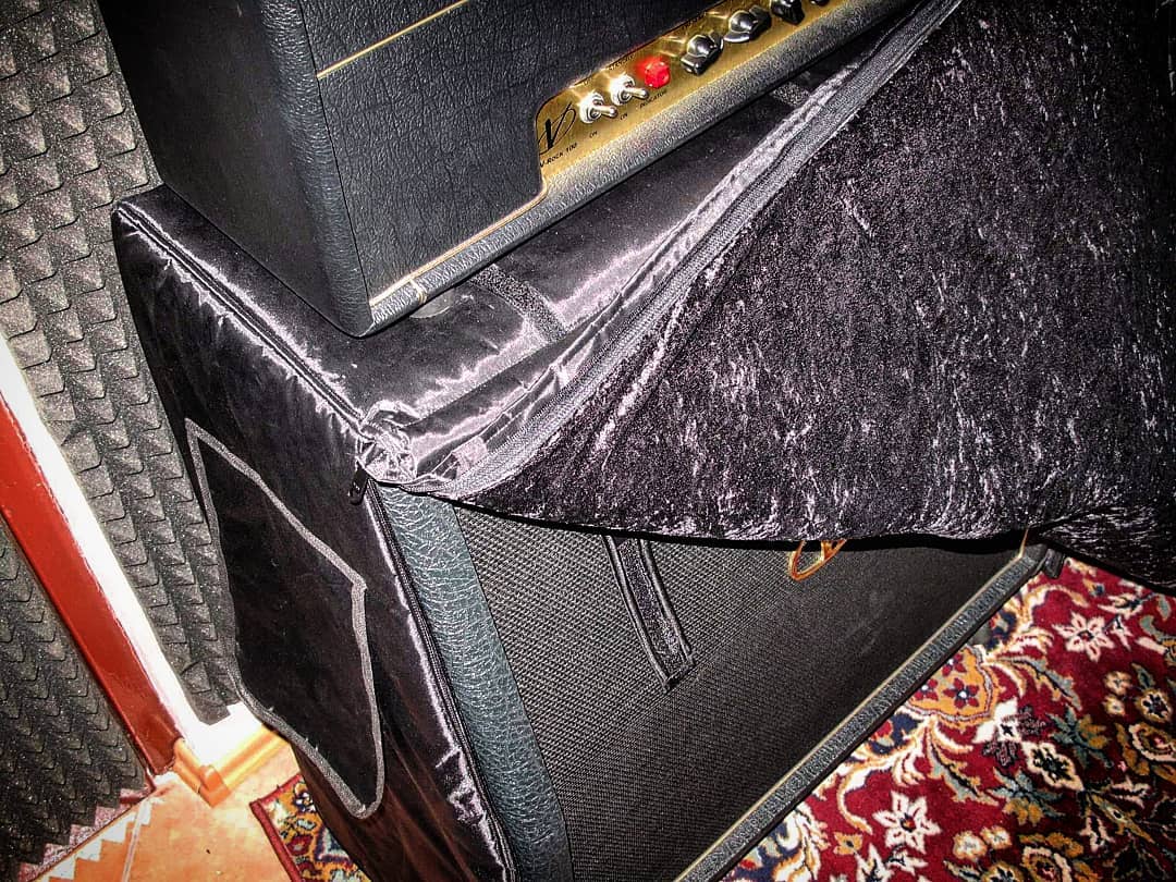 Custom padded cover w/zippers for MARSHALL Mode Four MF280A / MF 400A SLANT  cab