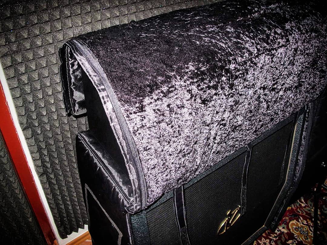Custom padded cover w/zippers, roll-up flap for ENGL 4x12" Standard Slant cab